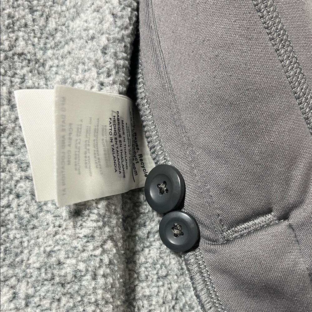 Patagonia Men's Gray Fleece lined Shirt Jacket medium - Picture 14 of 15